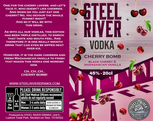 CHERRY BOMB VODKA - 20cl miniature
