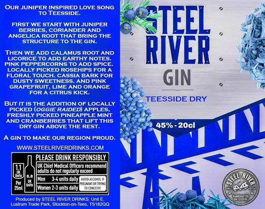 TEESSIDE DRY GIN - 20cl Bottle